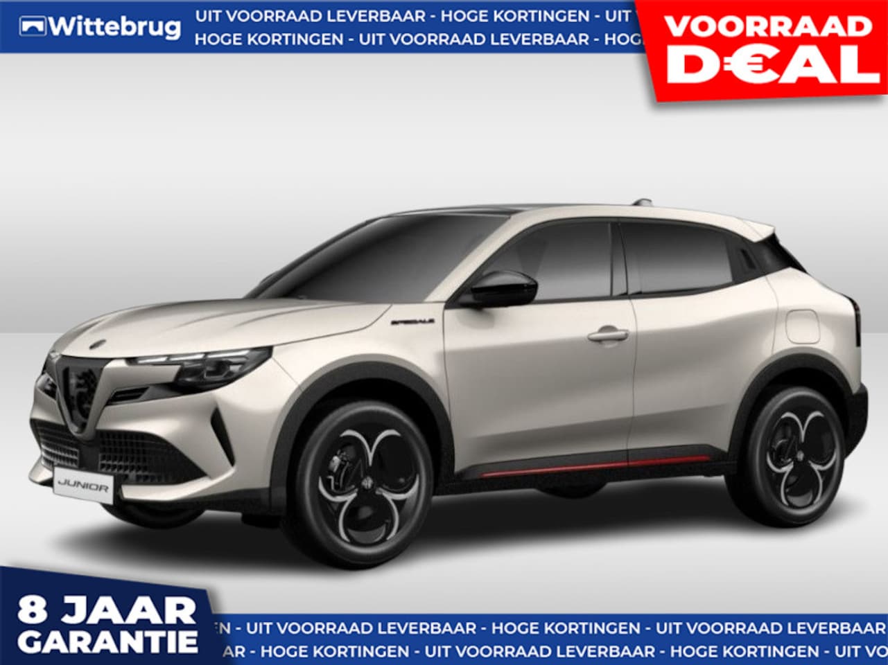 Alfa Romeo Junior - 1.2 Turbo Hybrid Ibrida Speciale DIRECT RIJDEN - PANORAMADAK - 8 JAAR GARANTIE - AutoWereld.nl