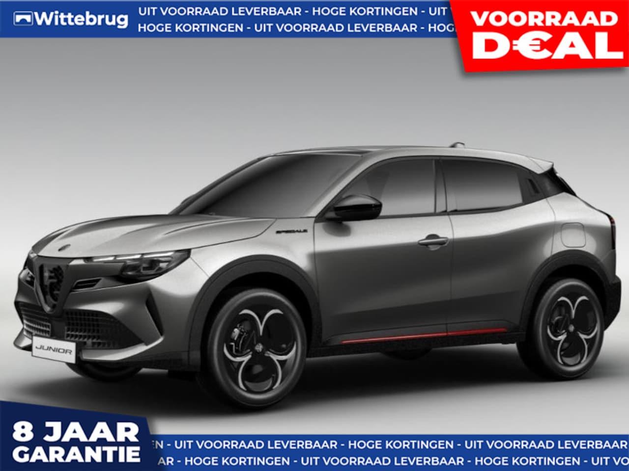 Alfa Romeo Junior - 1.2 Turbo Hybrid Ibrida Speciale DIRECT RIJDEN - PANORAMADAK - 8 JAAR GARANTIE - AutoWereld.nl