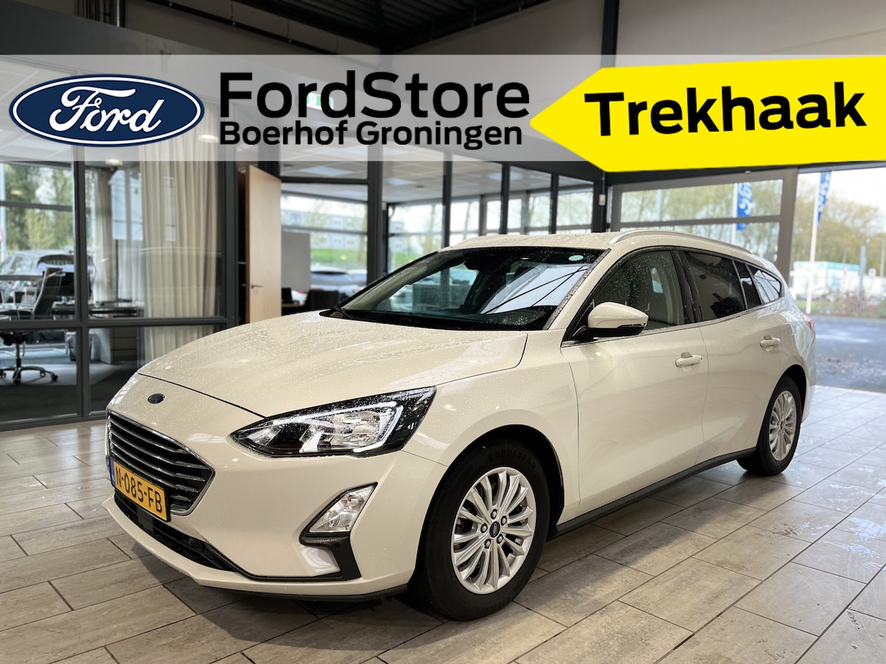 Ford Focus Wagon - EcoBoost Hybrid Titanium X Business | Elek. Trekhaak | Camera | Elek. Klep | B&O | Keyless - AutoWereld.nl