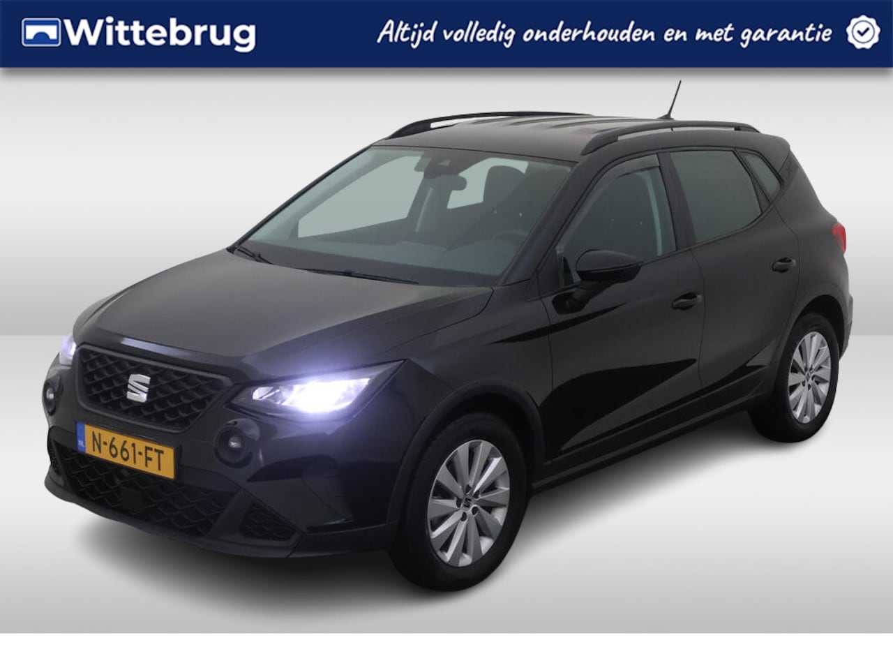 SEAT Arona - 1.0 TSI Style / PARK. SENSOREN/ CRUISE/ FULL LINK/ LED/ CLIMA/ 16" LMV - AutoWereld.nl