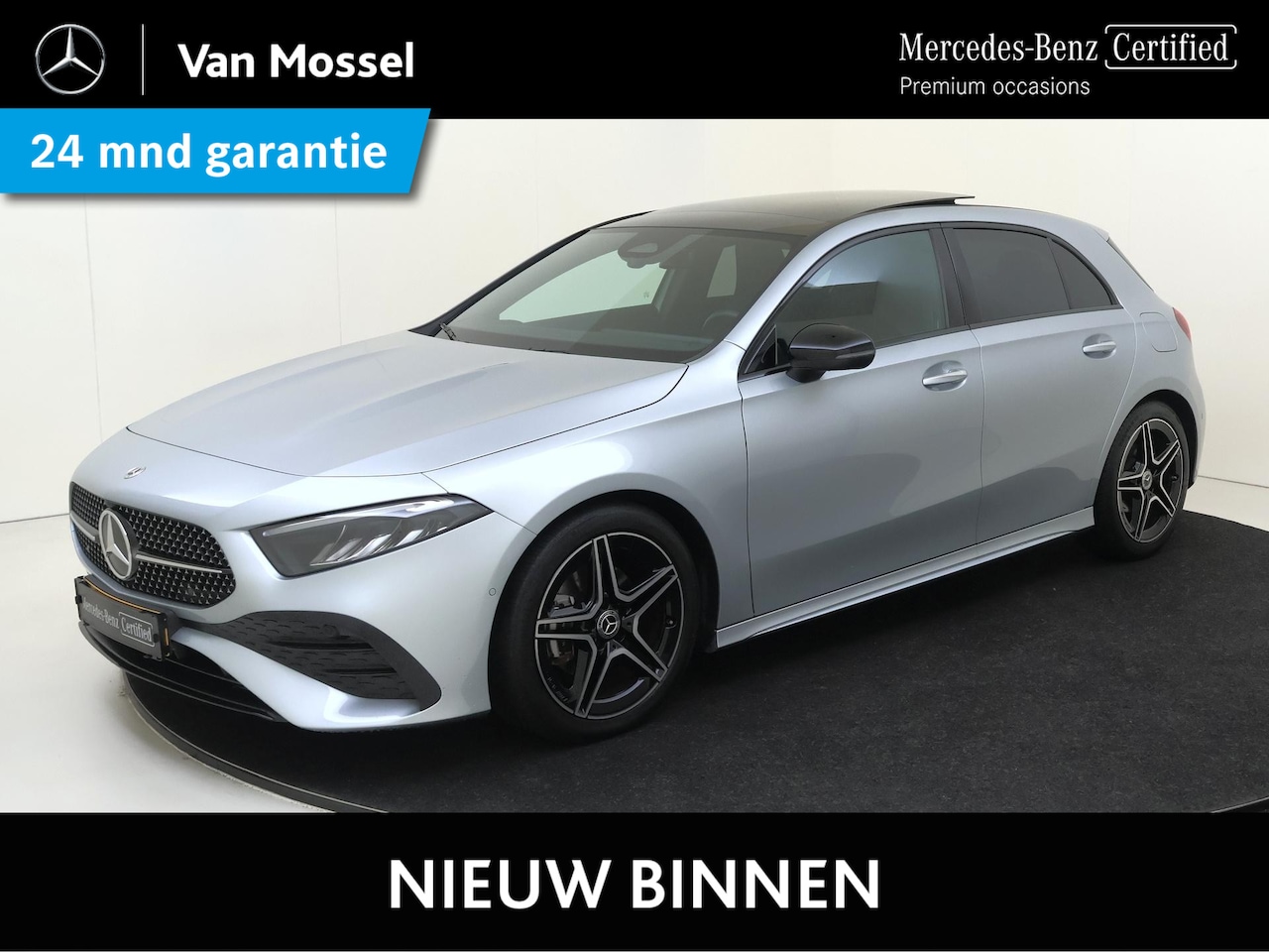 Mercedes-Benz A-klasse - 180 AMG Line Panorama Dak / Nightpakket / Parkeercamera / Sfeerverlichting / Stoelverwarmi - AutoWereld.nl