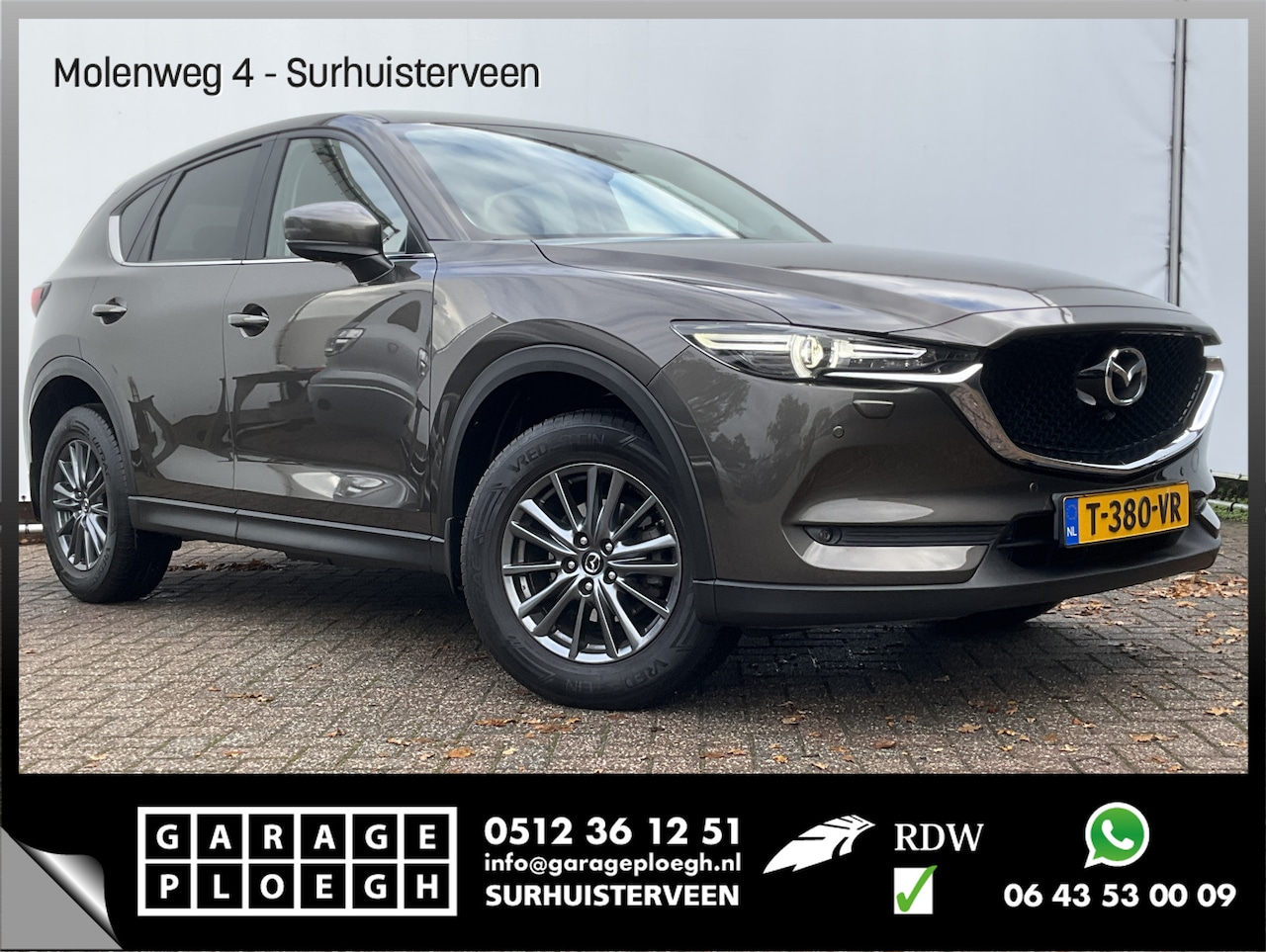 Mazda CX-5 - 2.0 SkyActiv-G 165 Luxury Trekhaak HUD Leer Stoel/Stuurverw Led Nav/Cruise 79702KM! - AutoWereld.nl