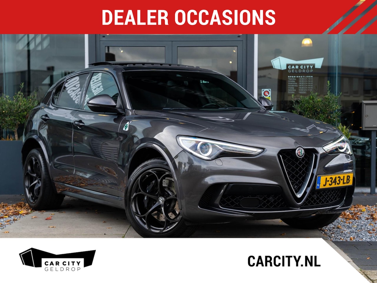 Alfa Romeo Stelvio - 2.9 V6 AWD Quadrifoglio / Pano / Carbon / H&K / Memory - AutoWereld.nl