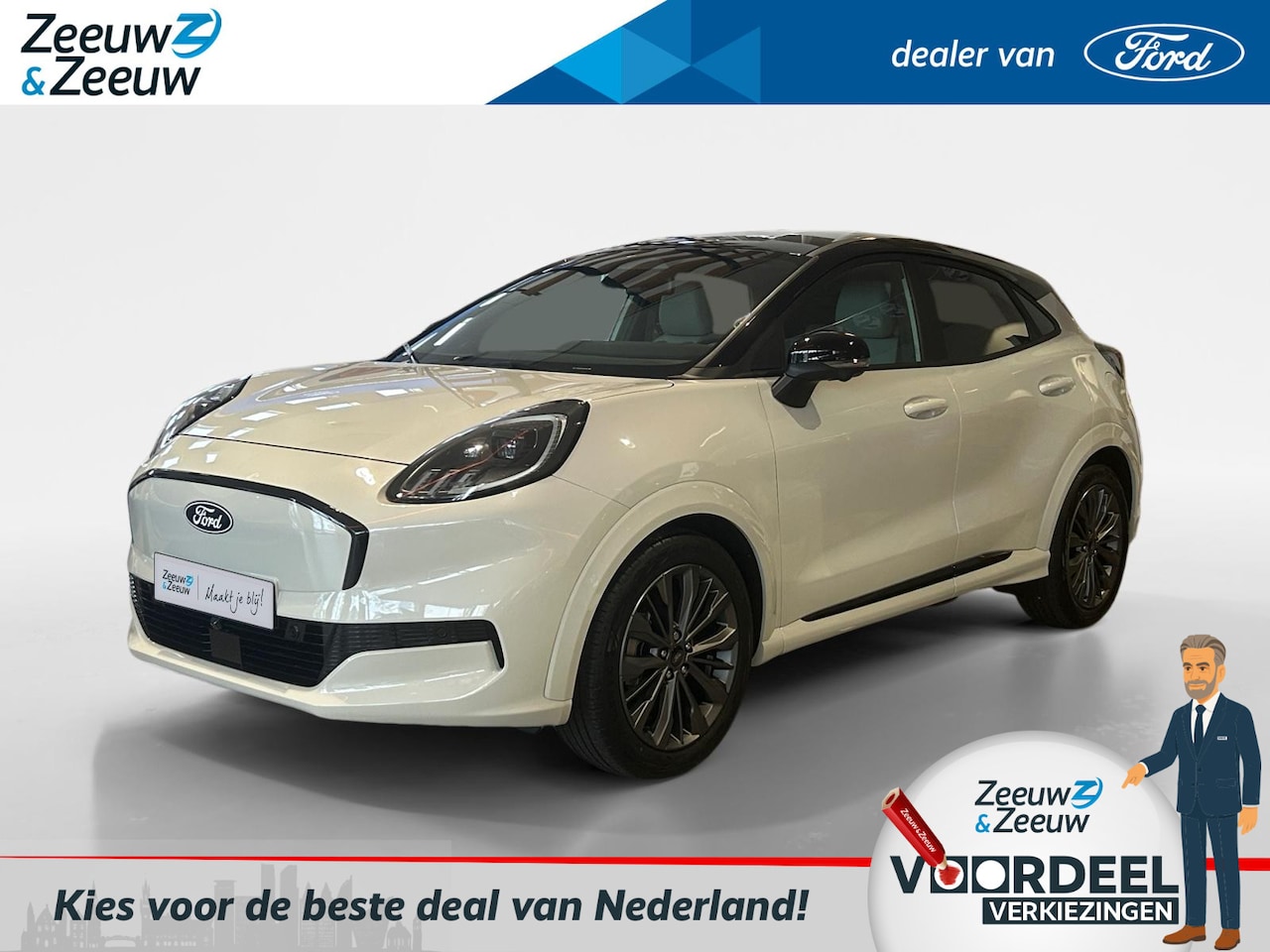 Ford Puma Gen-E - Sound Edition 44 kWh 168pk automaat | €3.000.- korting | 0,99% Rente actie | Nieuw te best - AutoWereld.nl