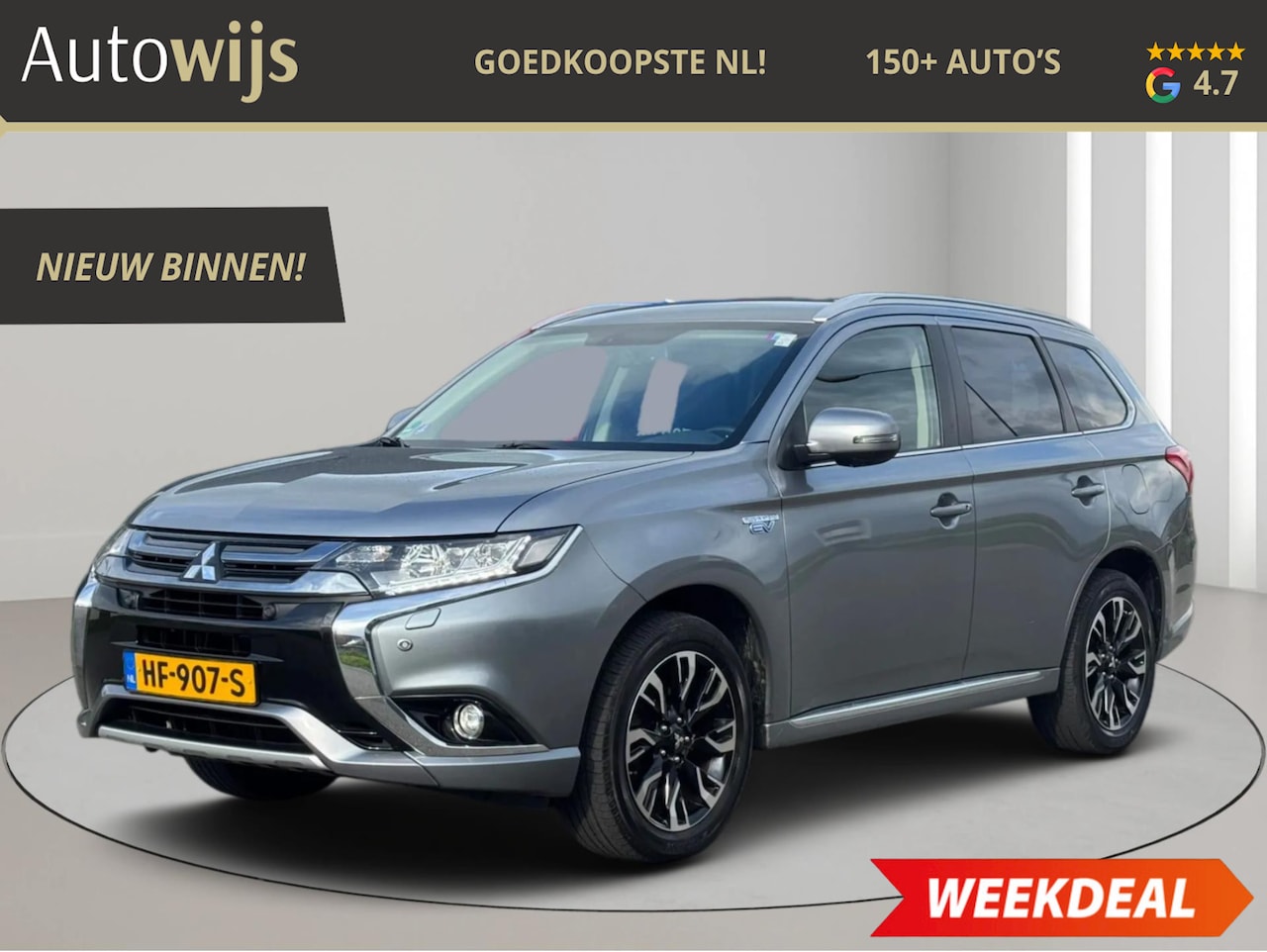 Mitsubishi Outlander - 2.0 PHEV Instyle|Leder|360CAM|DEALER ONDERHOUDEN|DAB+|Keyless - AutoWereld.nl