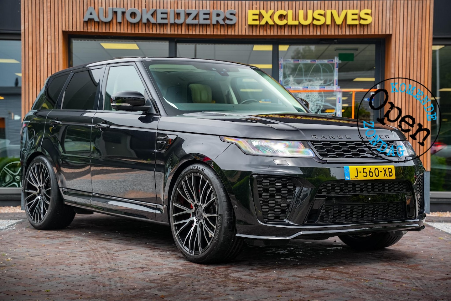 Land Rover Range Rover Sport - 2.0 P400e HSE Dynamic SVR Panoramadak Matrix LED Meridian DAB+ Keyless 360Cam 23''LM - AutoWereld.nl