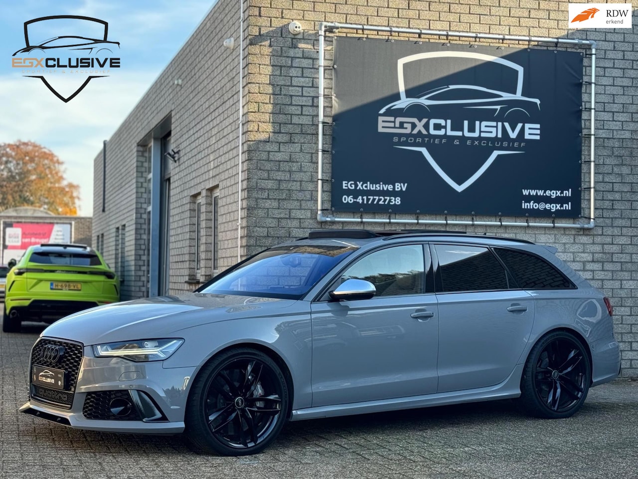 Audi RS6 - 4.0 TFSI Quattro Pro Line Plus Ceramic/Pano/Carbon/HUD/Nardo - AutoWereld.nl