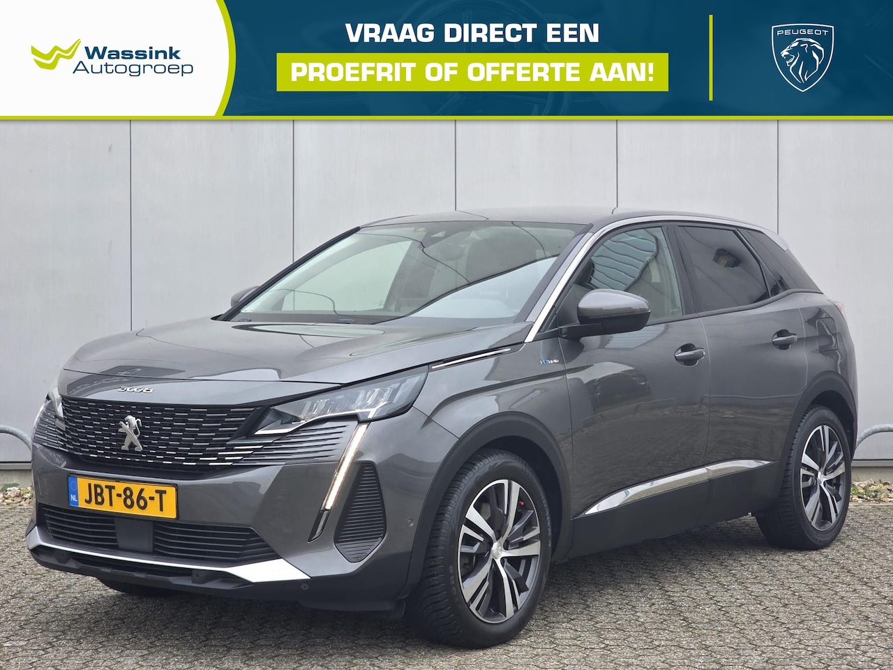 Peugeot 3008 - Plug-in HYbrid 225pk Allure Automaat | Navigatie | Parkeercamera | Bluetooth - AutoWereld.nl