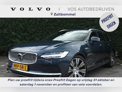 Volvo V90 - 2.0 T6 Plug-in hybrid AWD Ultra Bright | Luchtvering | B&W Audio | 360-camera | Head-up di