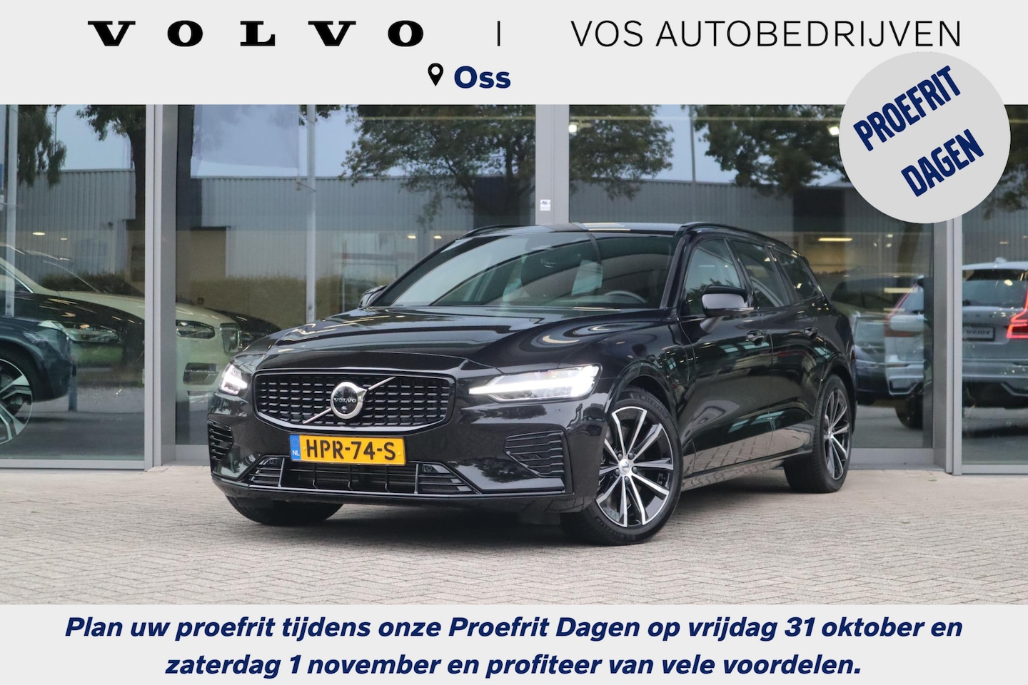 Volvo V60 - 2.0 T6 Plug-in hybrid AWD Plus Dark | 360* Camera| Harman Kardon audiosysteem| Stoelverwar - AutoWereld.nl