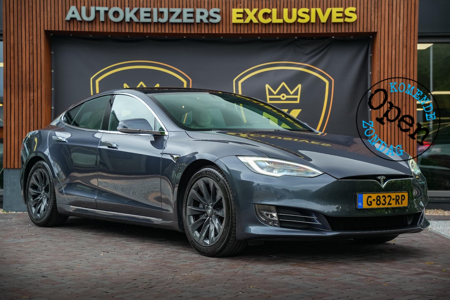 Tesla Model S - Long Range Panodak Leer Adaptive Cruise Camera Autopilot - AutoWereld.nl