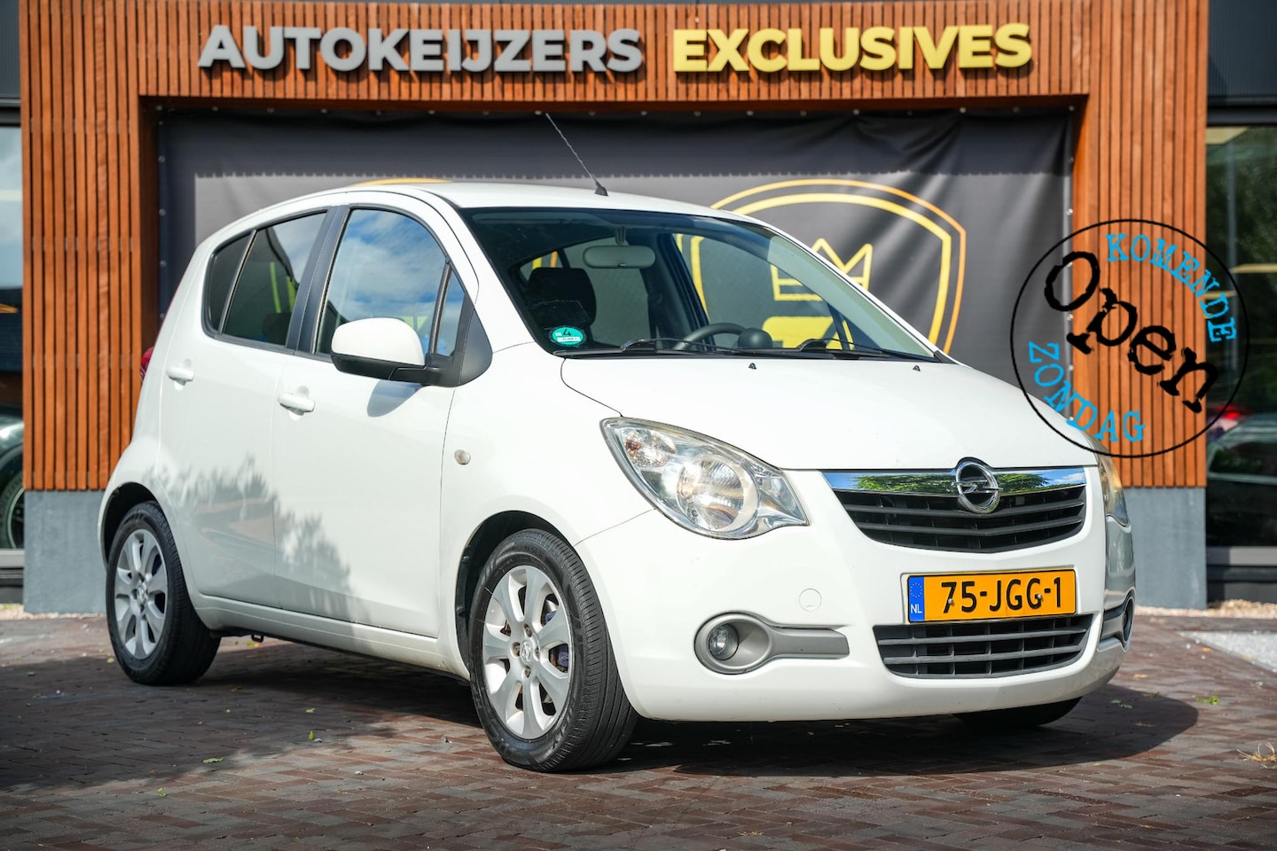 Opel Agila - 1.2 Enjoy Airco Centrale Vergrendeling Elektr Ramen Verwarmde Spiegels - AutoWereld.nl