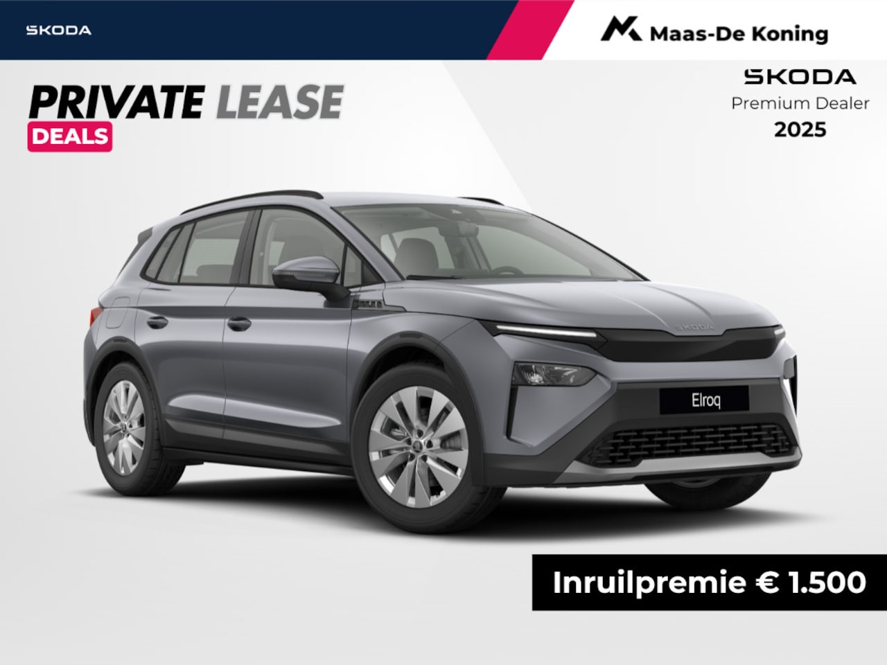 Skoda Elroq - Selection Elektromotor 125 kW / 170 PK SUV | PRIVATELEASE 399,- PER MAAND!! | 1500,- INRUI - AutoWereld.nl