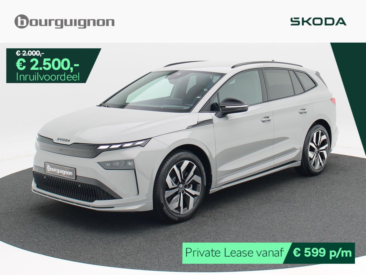 Skoda Enyaq iV - Sportline 85 | 286PK | Trekhaak | Head-up display | 360 camera | Adaptive cruise control - AutoWereld.nl