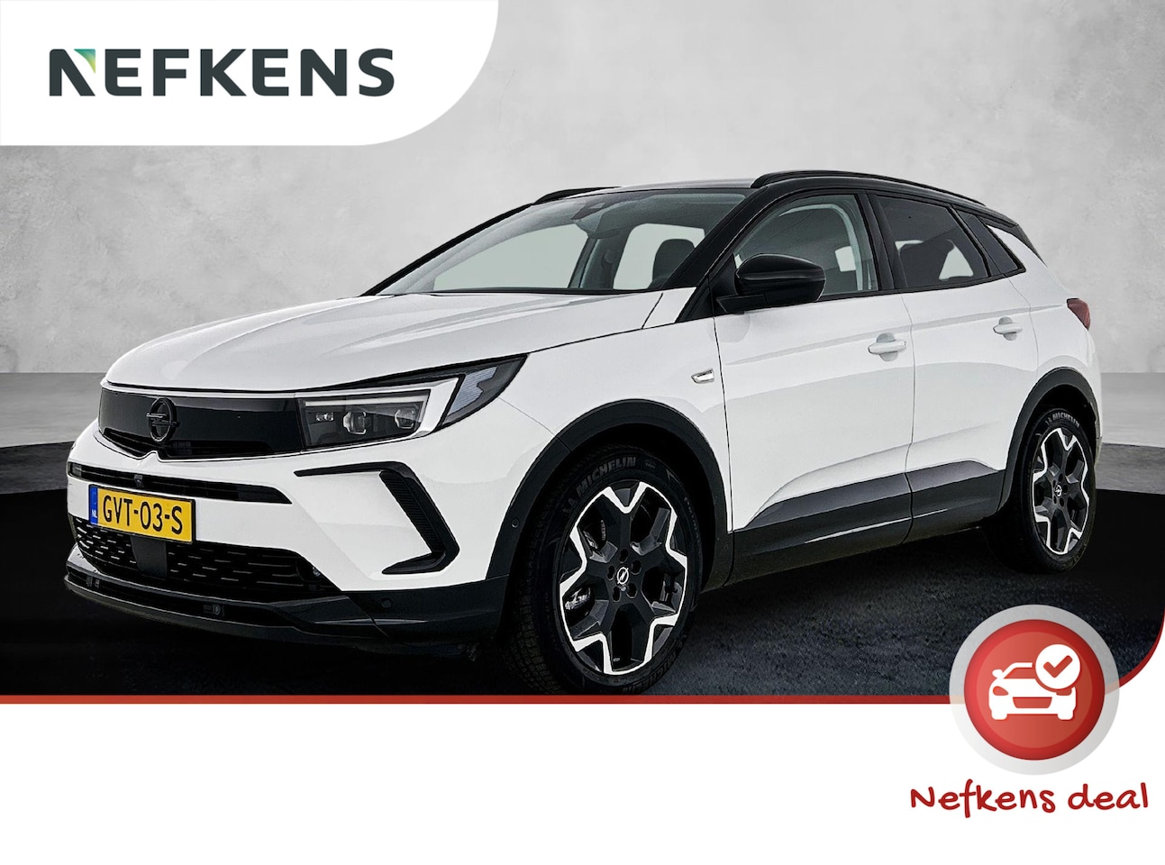 Opel Grandland - 1.2 Hybrid Ultimate 145pk Automaat | Navigatie | Alcantara/Lederen Bekleding | Climate Con - AutoWereld.nl