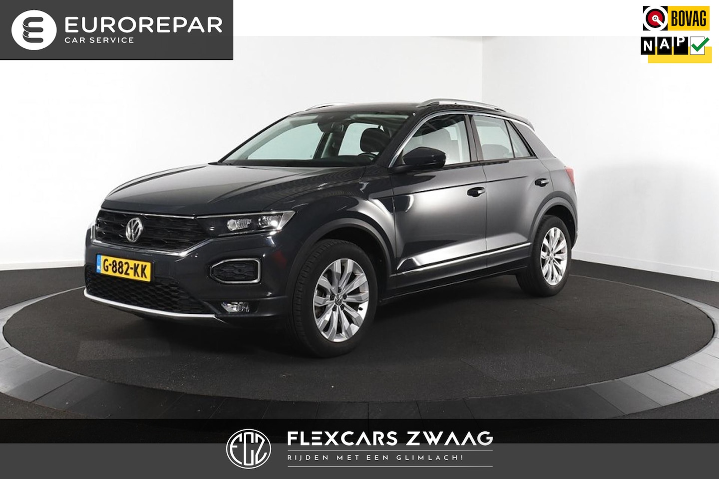 Volkswagen T-Roc - 2.0 TSI 4Motion Sport - Automaat - Navi - Climate - Org.NL - AutoWereld.nl