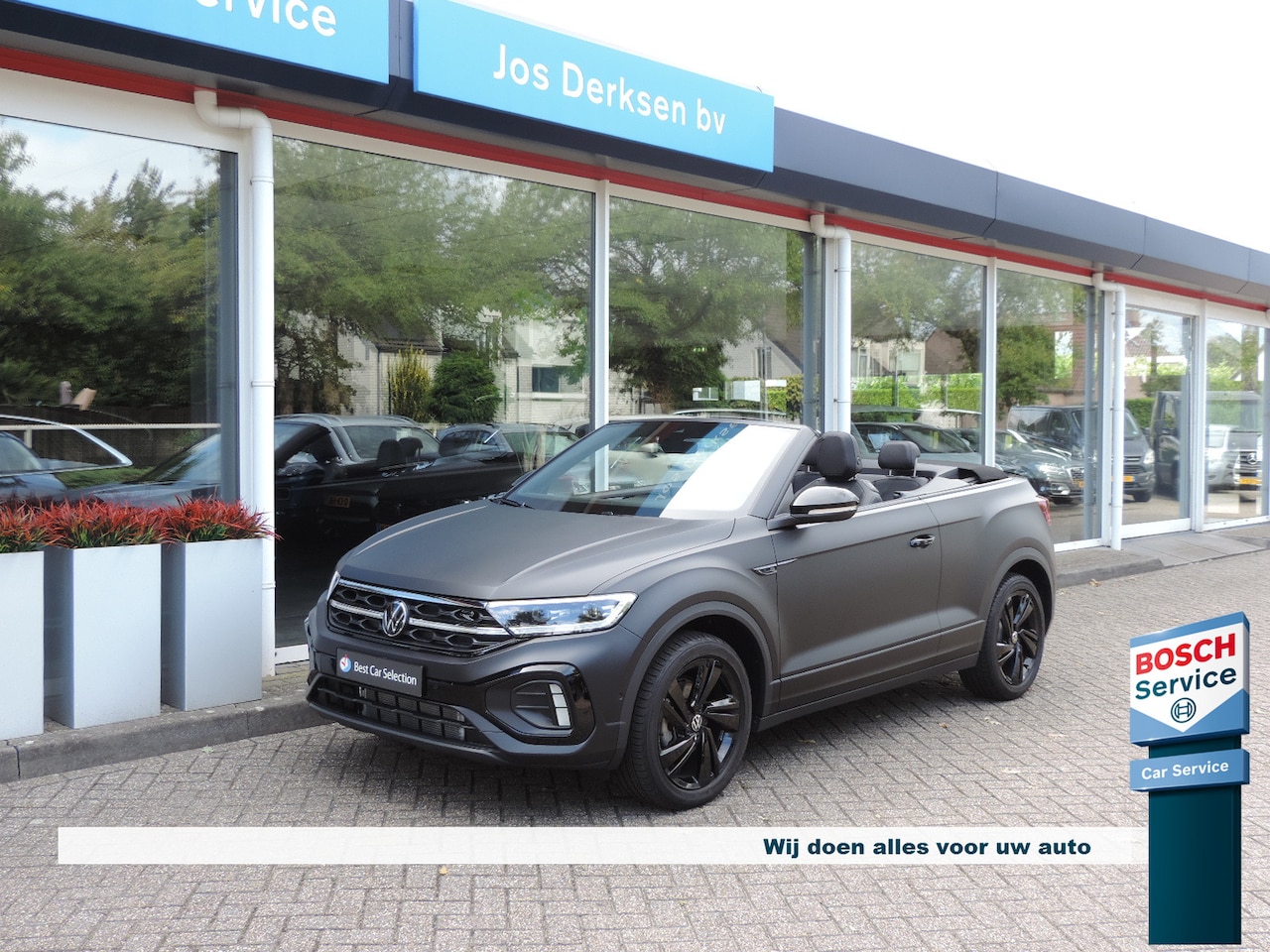 Volkswagen T-Roc Cabrio - 1.5 TSI R-Line Edition Black - Leer | ACC | Nav | Stuur/stoelverw. | Camera | CarPlay | Af - AutoWereld.nl
