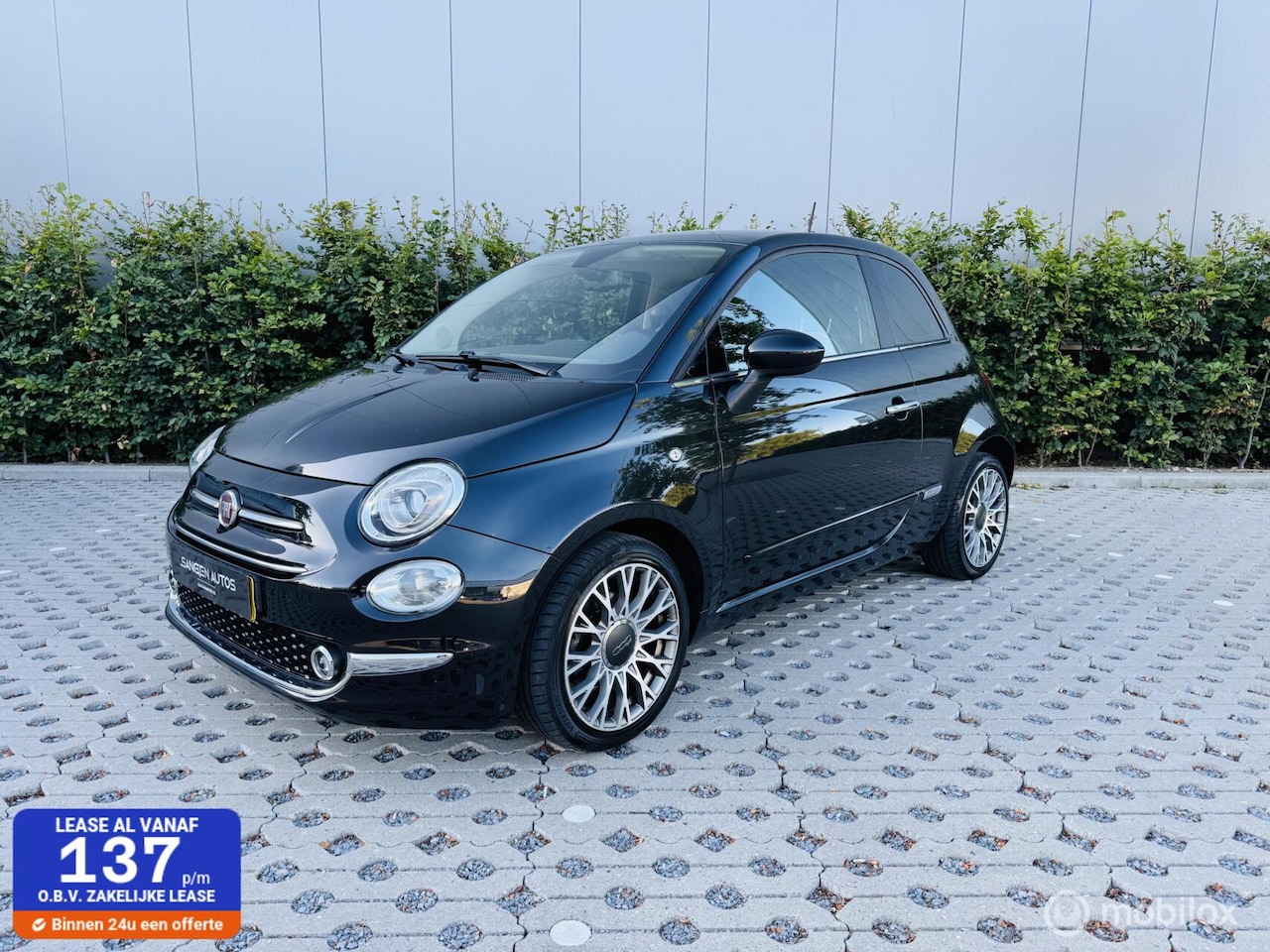 Fiat 500 - 0.9 TwinAir Turbo Lounge Pano Navi Pdc Cruise - AutoWereld.nl