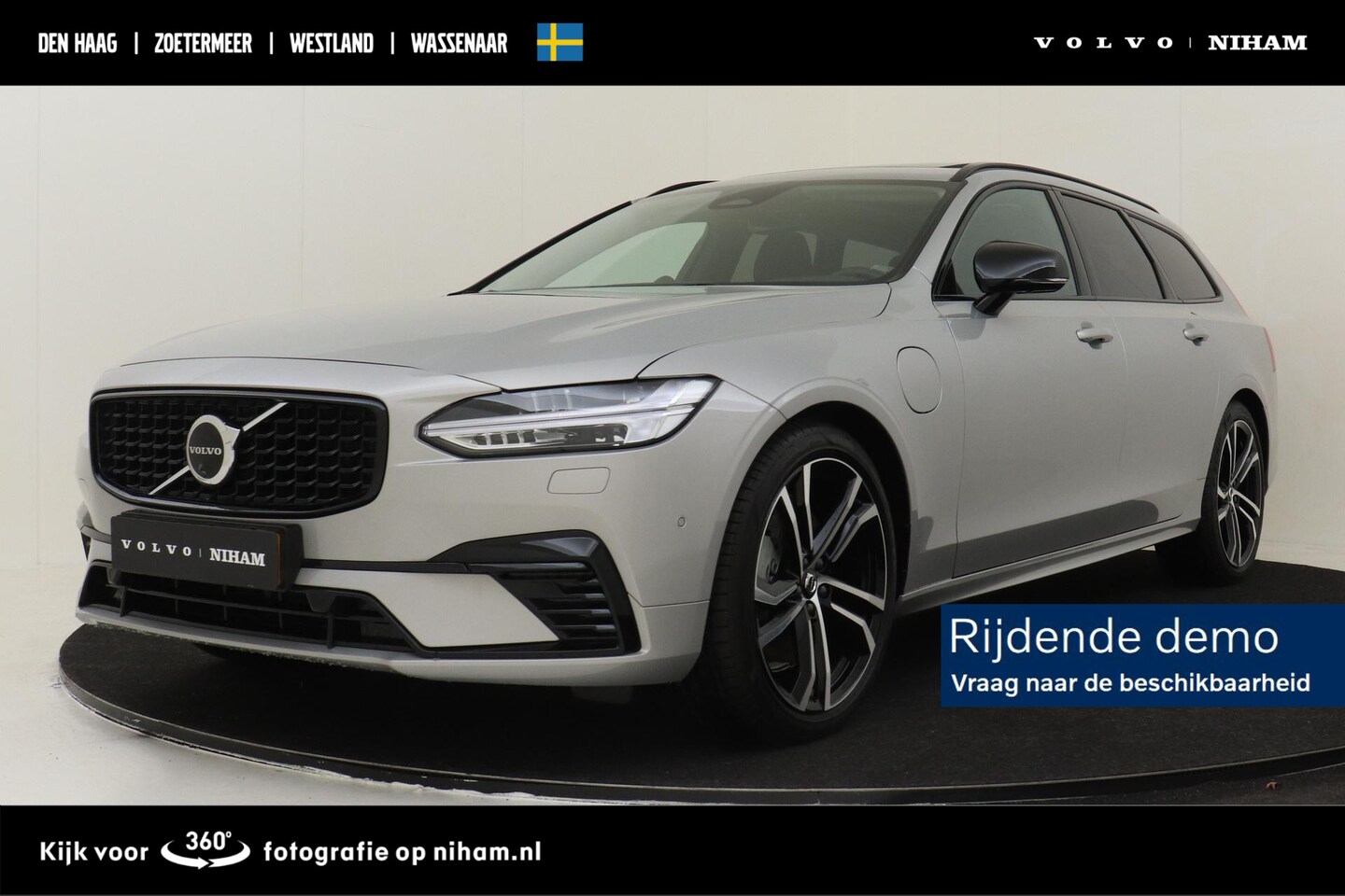 Volvo V90 - T6 PLUG-IN HYBRID AWD ULTIMATE DARK *FULL OPTIONS!* -PANO.DAK|BOWERS&WILKINS|GEVENT.LEDER+ - AutoWereld.nl