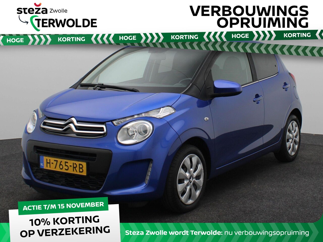 Citroën C1 - 1.0 VTi Feel | Airco | Pack Look | Verwarmbare buitenspiegels | Extra getint glas | Chroom - AutoWereld.nl