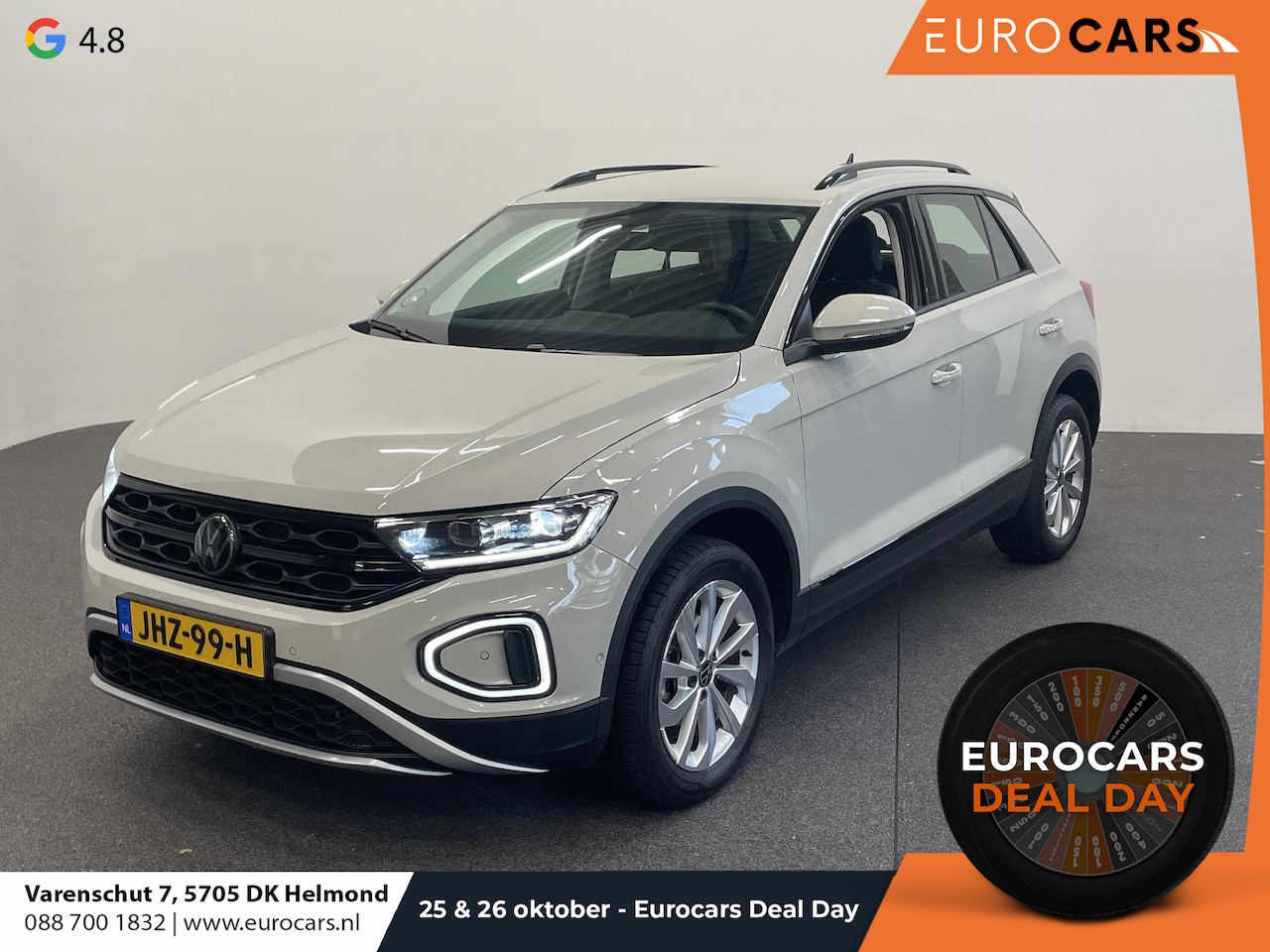 Volkswagen T-Roc - 1.5 TSI Style Automaat Climate control Camera Lane assist Dodehoek Assistent LED verlichti - AutoWereld.nl