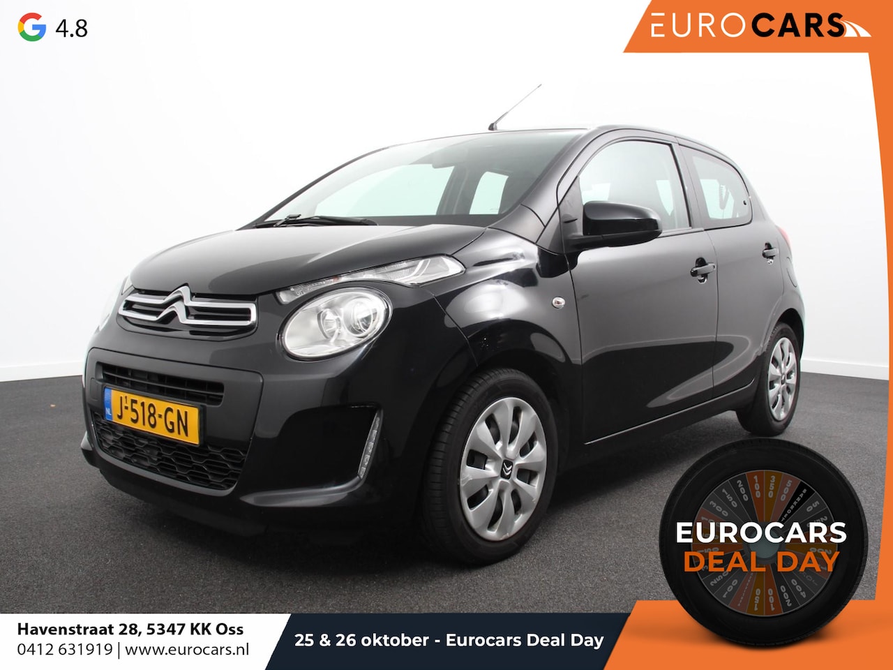 Citroën C1 - 1.0 VTi Feel | Airco | Bluetooth | Stuurbediening | Led | Electrisch pakket | 5-drs - AutoWereld.nl