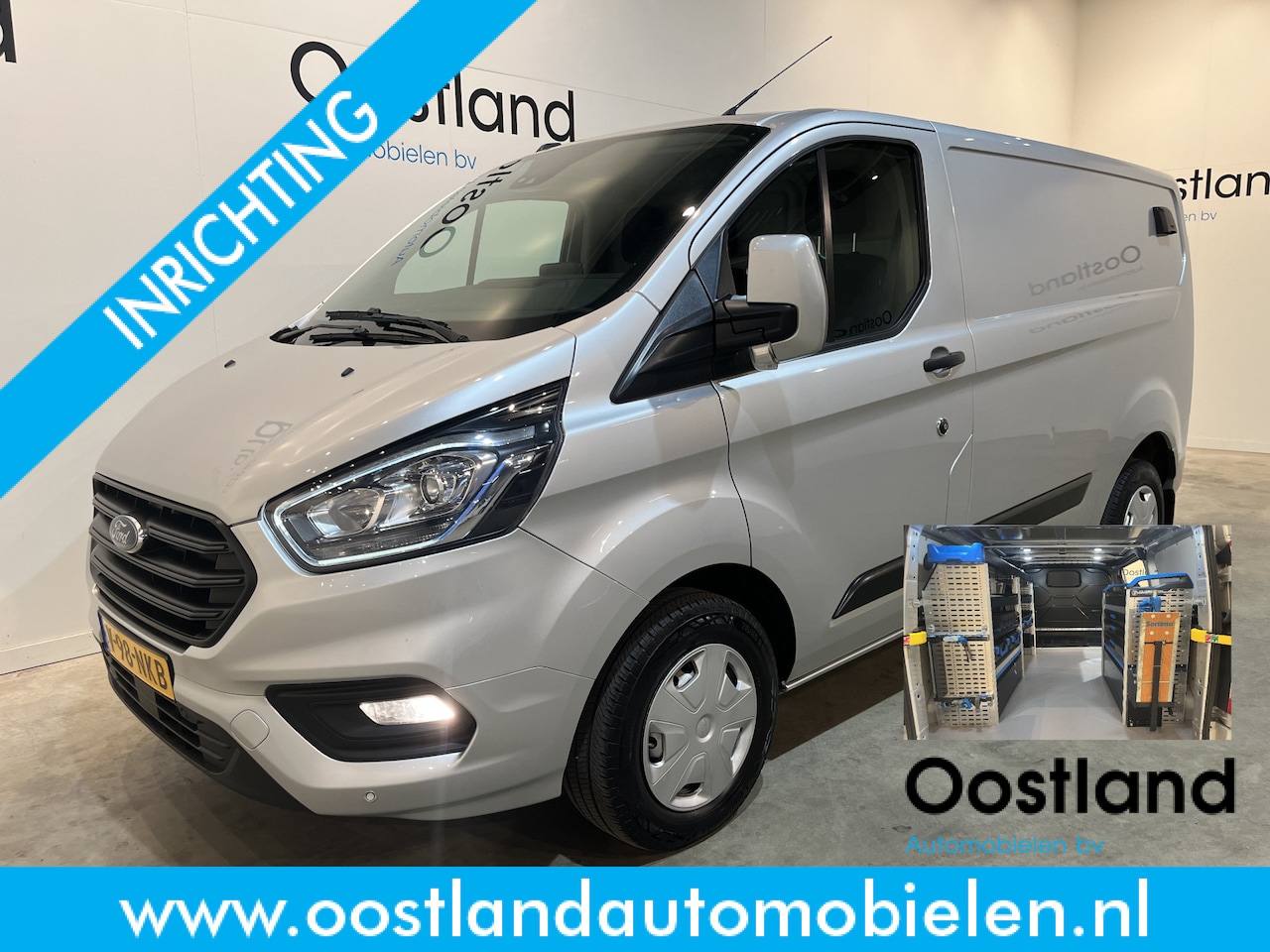 Ford Transit Custom - 2.0 TDCI L1H1 Trend 130 PK Servicebus / Sortimo Inrichting / Euro 6 / Airco / Cruise Contr - AutoWereld.nl