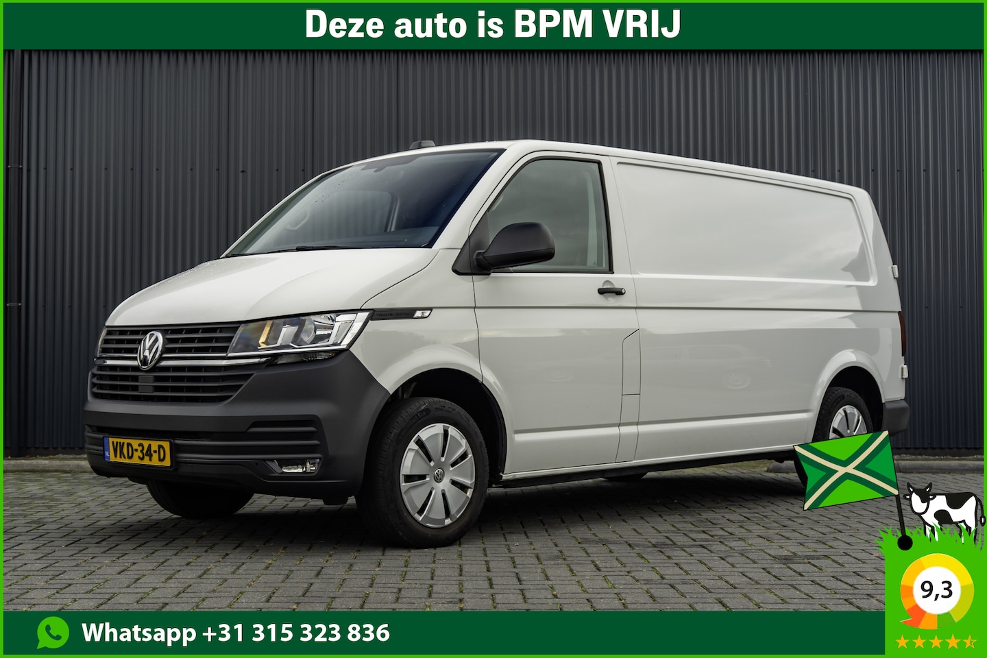 Volkswagen Transporter - T6.1 2.0 TDI | L2H1 | Automaat | CarPlay | Navigatie | Cruise | Airco | PDC | Euro 6 - AutoWereld.nl