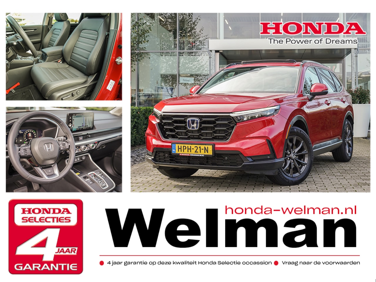 Honda CR-V - 2.0i e:HEV Elegance - FULL HYBRID - TREKHAAK - AUTOMAAT - AutoWereld.nl