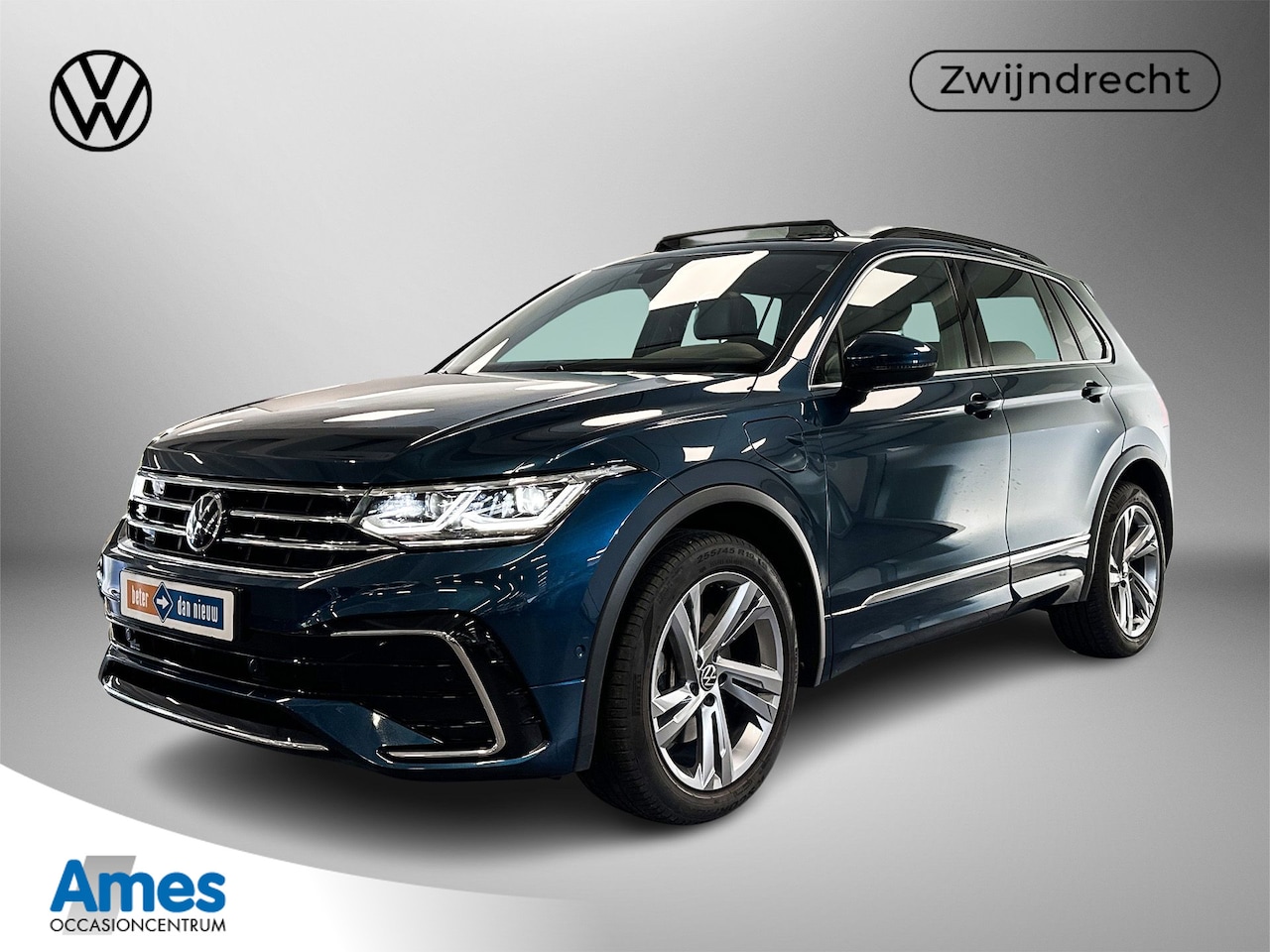 Volkswagen Tiguan - 1.4 245pk TSI eHybrid R-Line Business+ Verwarmbaar stuurwiel | Panoramisch schuif-, kantel - AutoWereld.nl