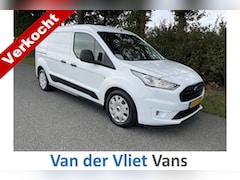 Ford Transit Connect - 1.5 EcoBlue E6 100pk L2 Trend BPM Vrij Lease €220 p/m, Airco, Navi +Camera, PDC, Volledig