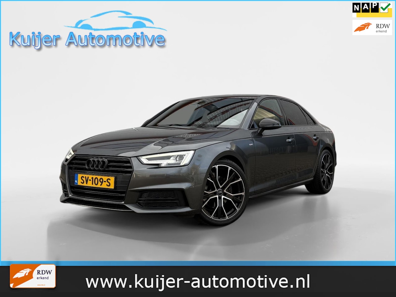 Audi A4 Limousine - 1.4 TFSI Sport S line Black Edition Automaat - AutoWereld.nl