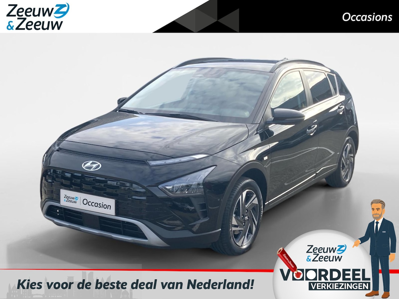 Hyundai Bayon - 1.0 T-GDI Premium | Stoel- en stuurverwarming | Camera | Navi - AutoWereld.nl
