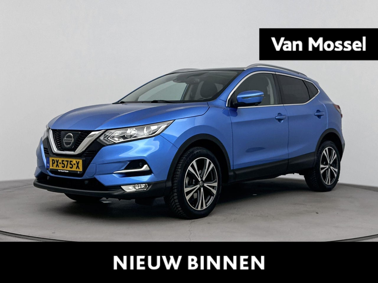 Nissan Qashqai - 1.2 N-Connecta 115PK | Automaat | Panoramadak | Stoelverwarming | 360 Camera | Half-Ledere - AutoWereld.nl
