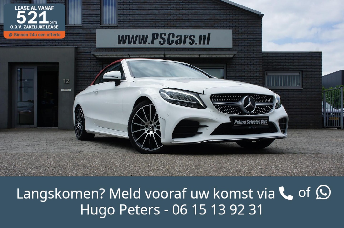 Mercedes-Benz C-klasse Cabrio - 200 AMG 19" AirScarf|Cruise|Mbux - AutoWereld.nl