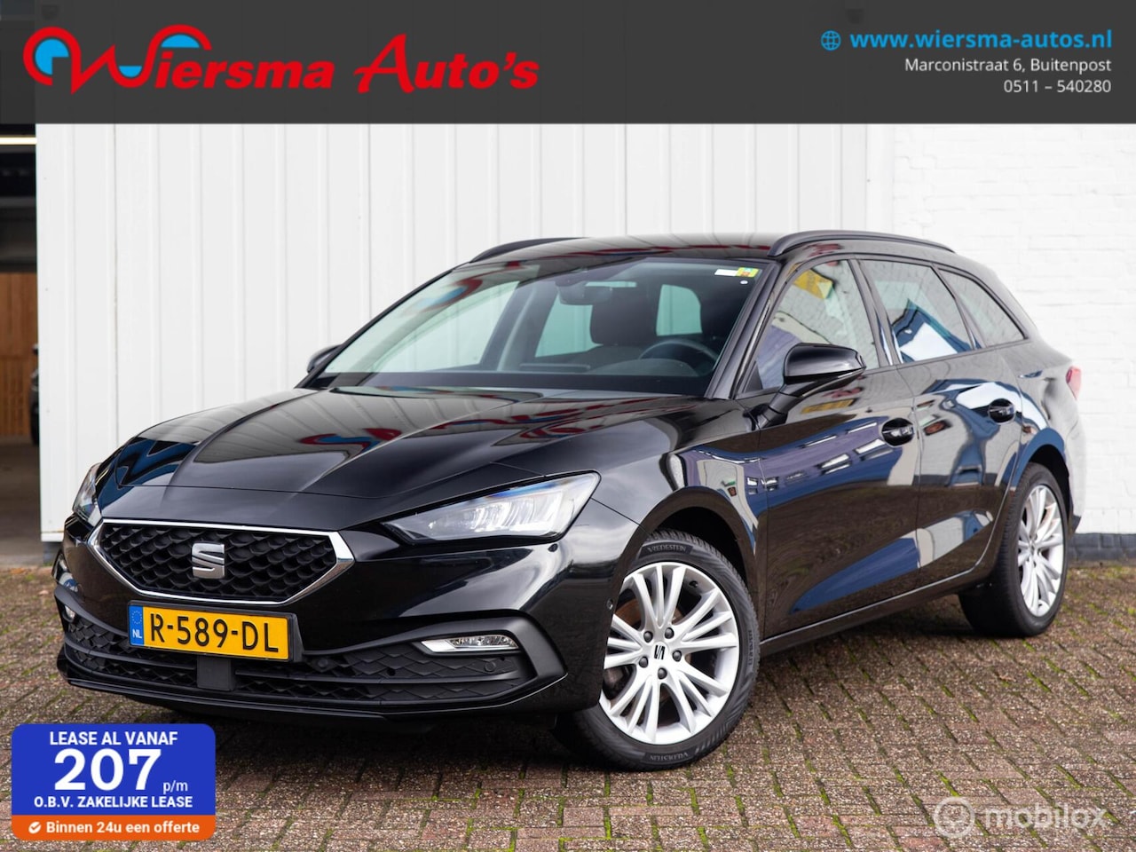 SEAT Leon Sportstourer - 1.0 TSI Style business intense|Carplay|LED|Virtual cockpit|Trekhaak - AutoWereld.nl