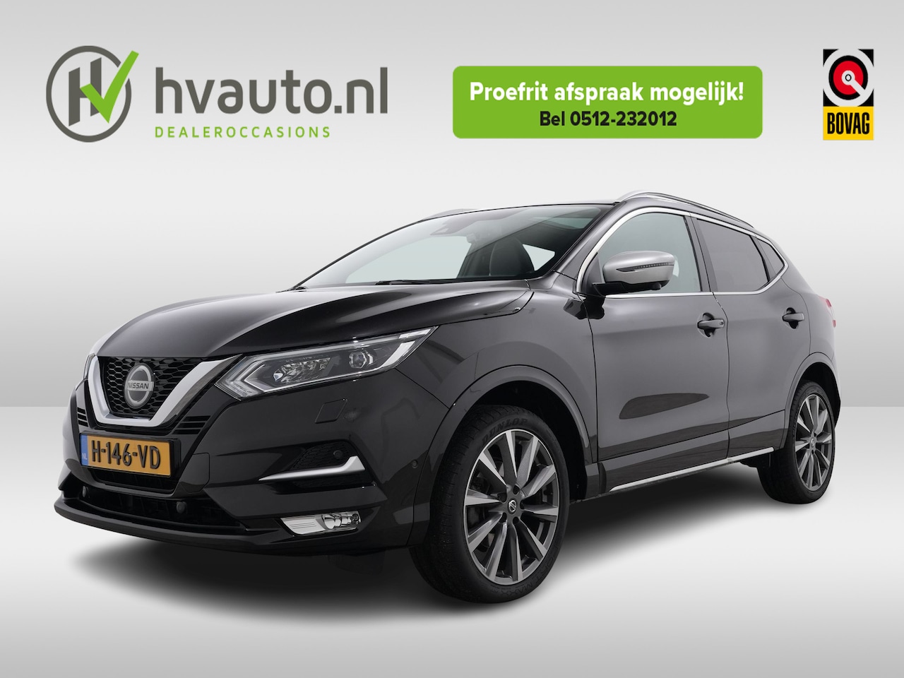 Nissan Qashqai - 1.3 DIG-T 160PK TEKNA + DYNAMIC | Trekhaak | Panoramadak | Nappa Leder - AutoWereld.nl