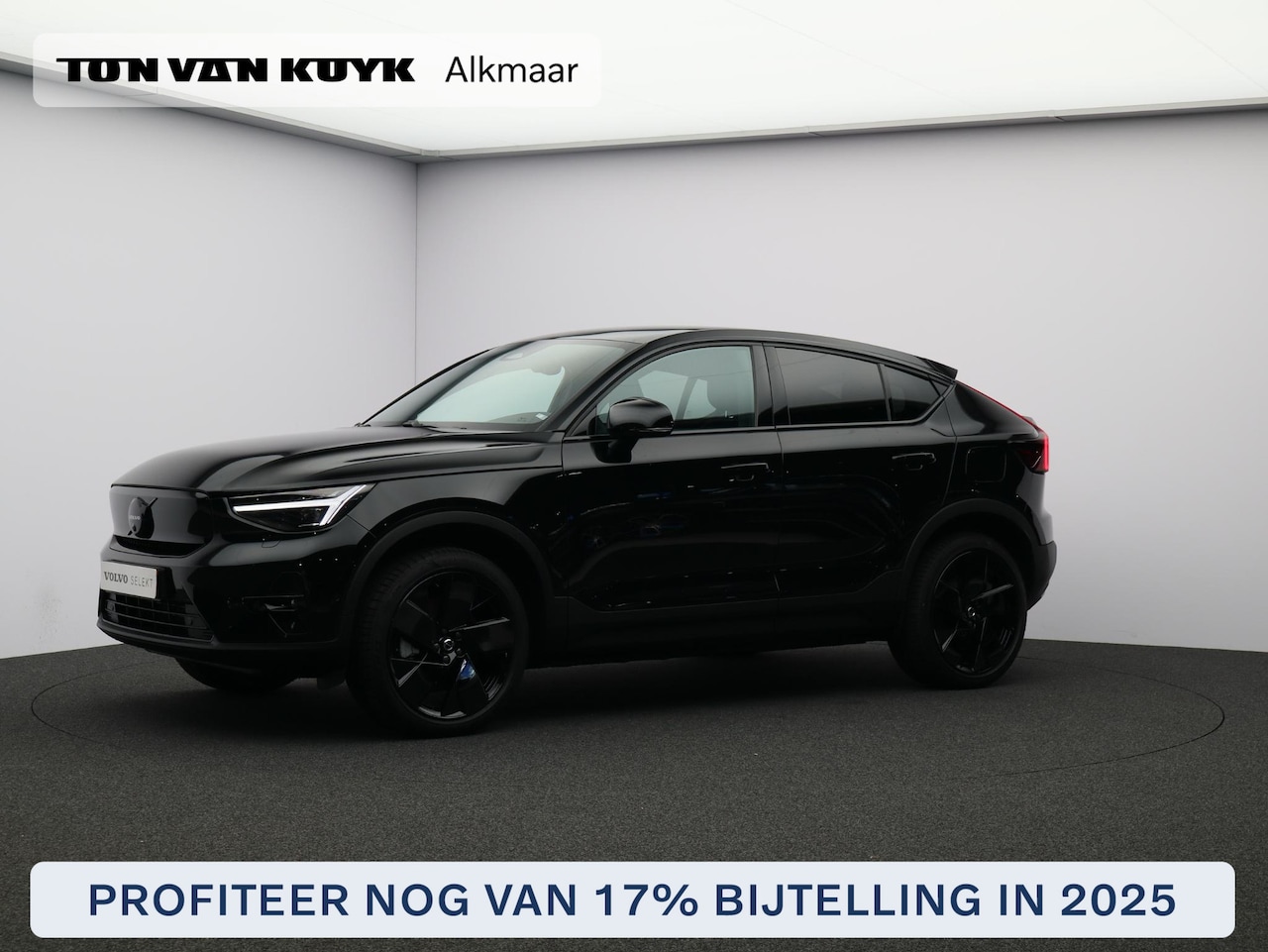 Volvo EC40 - Single Motor Extended Range Ultra Black Ed. 82 kWh / Elektrische Stoelen / 360 Camera / Ha - AutoWereld.nl