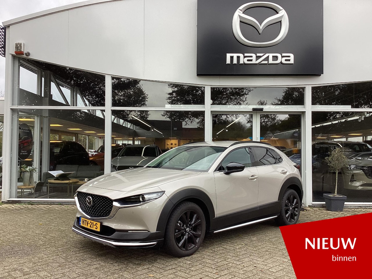 Mazda CX-30 - 2.0 e-SkyActiv-X M Hybrid Homura 186 PK motor / Aeropakket / Roofrails / Dorpelbeschermers - AutoWereld.nl
