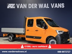 Renault Master - 2.3 dCi 135pk *Rijklaar Direct Rijden* Pickup Open laadbak Dubbel cabine Euro6 Airco | 7-Z