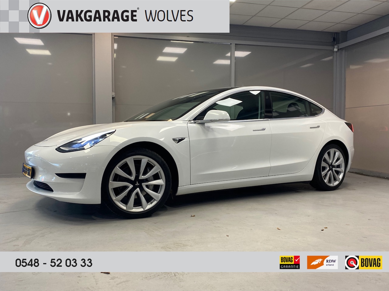 Tesla Model 3 - Standard RWD Plus 60 kWh | 19"LM Velgen "| PANODAK | - AutoWereld.nl
