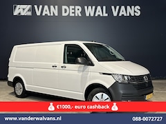 Volkswagen Transporter - 2.0 TDI 150pk L2H1 Euro6 Airco | 2500kg Trekhaak | Apple Carplay | Android Auto Parkeersen