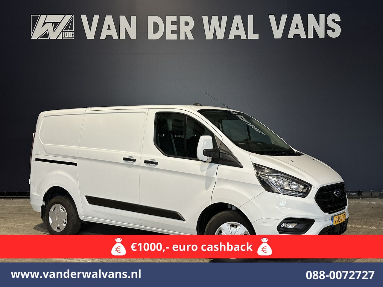Ford Transit Custom - 2.0 TDCI L1H1 Euro6 Airco | Camera | LED | Cruisecontrol | Parkeersensoren Bijrijdersbank, - AutoWereld.nl