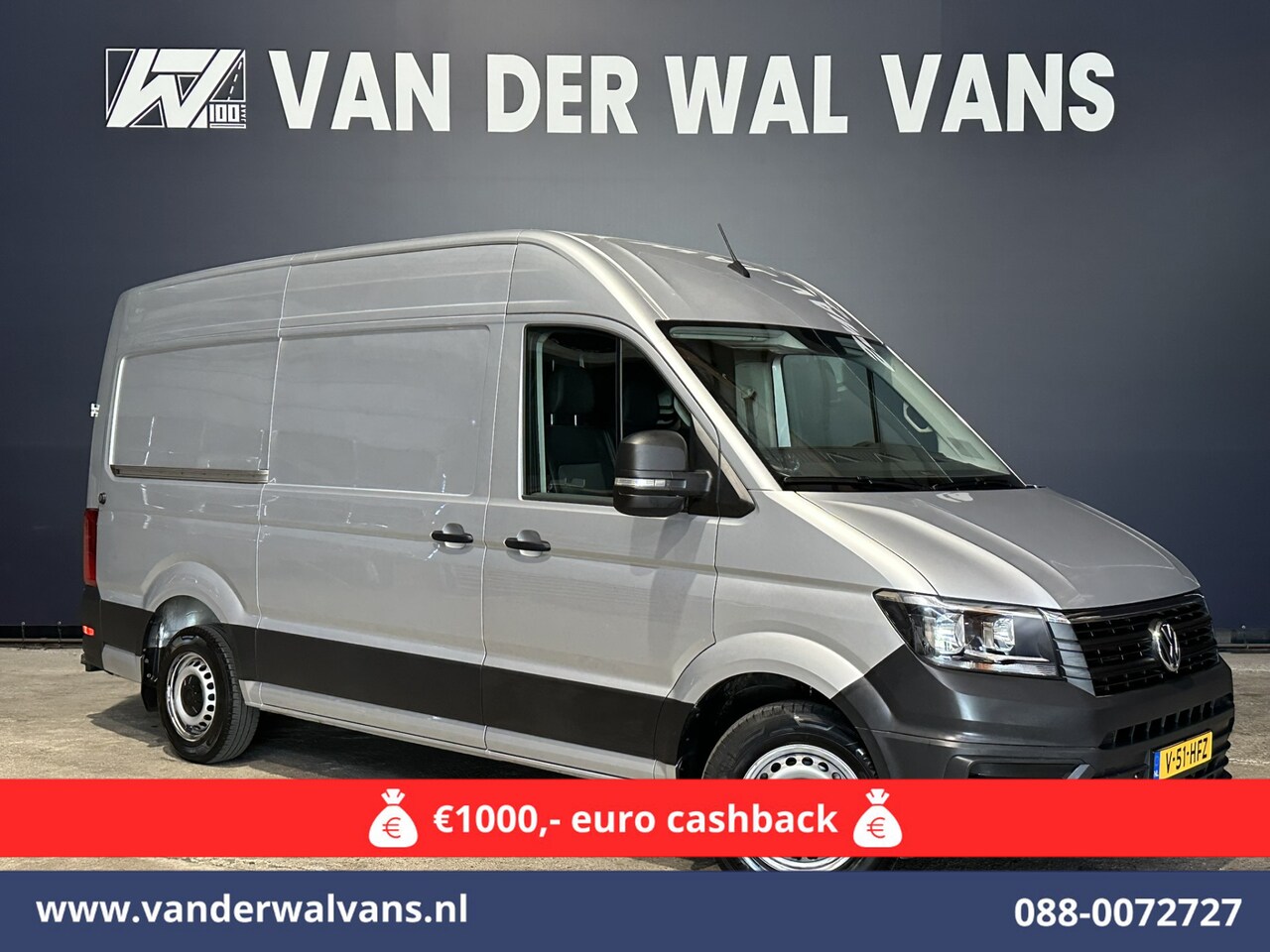 Volkswagen Crafter - 2.0 TDI 141pk L3H3 L2H2 Euro6 Airco | Camera | Apple Carplay | Cruisecontrol Android Auto, - AutoWereld.nl