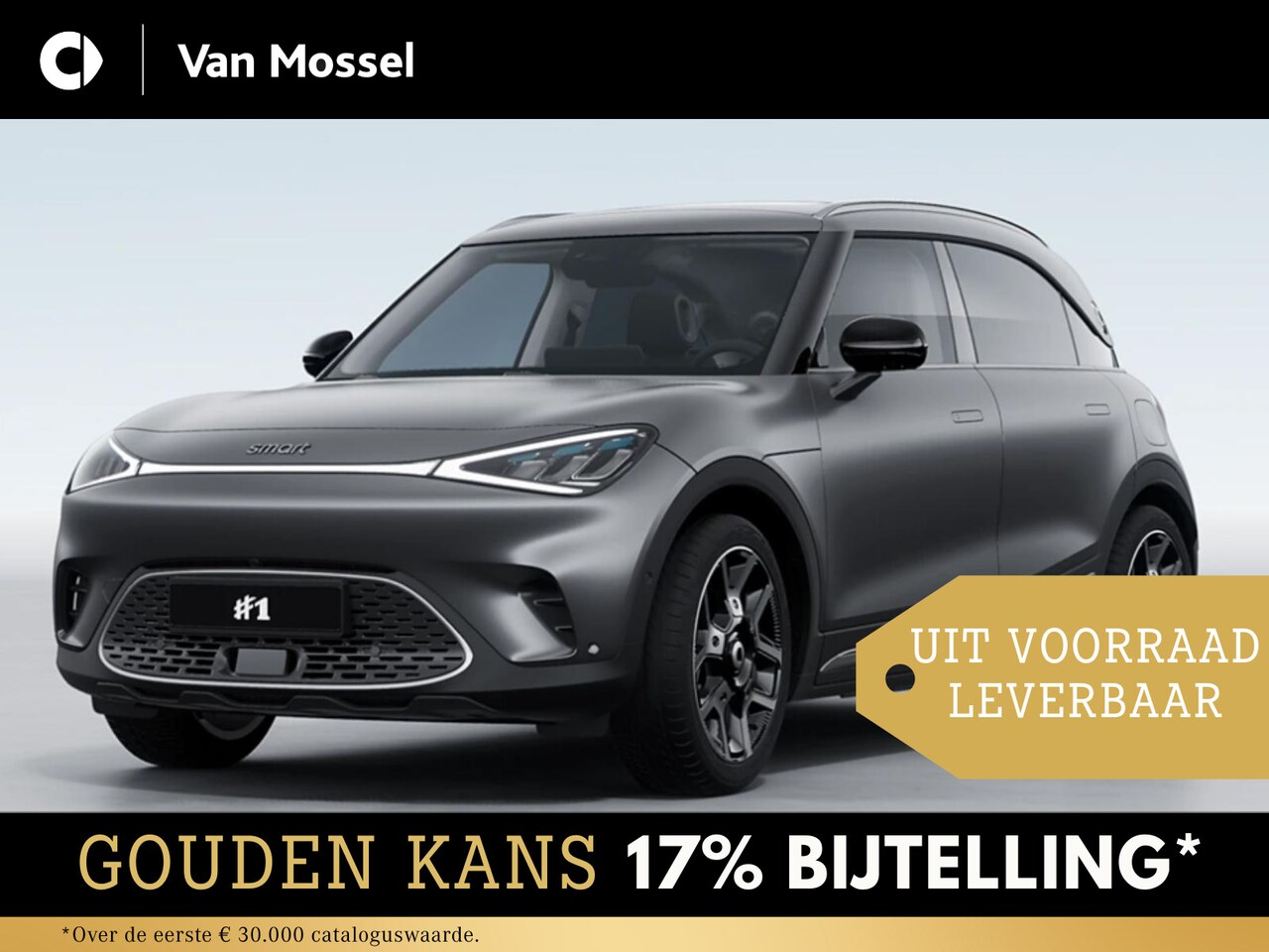 Smart #1 - Pulse / Stoelverwarming /  Halo Roof / 360°-camera / Easy entry / Frunk - AutoWereld.nl