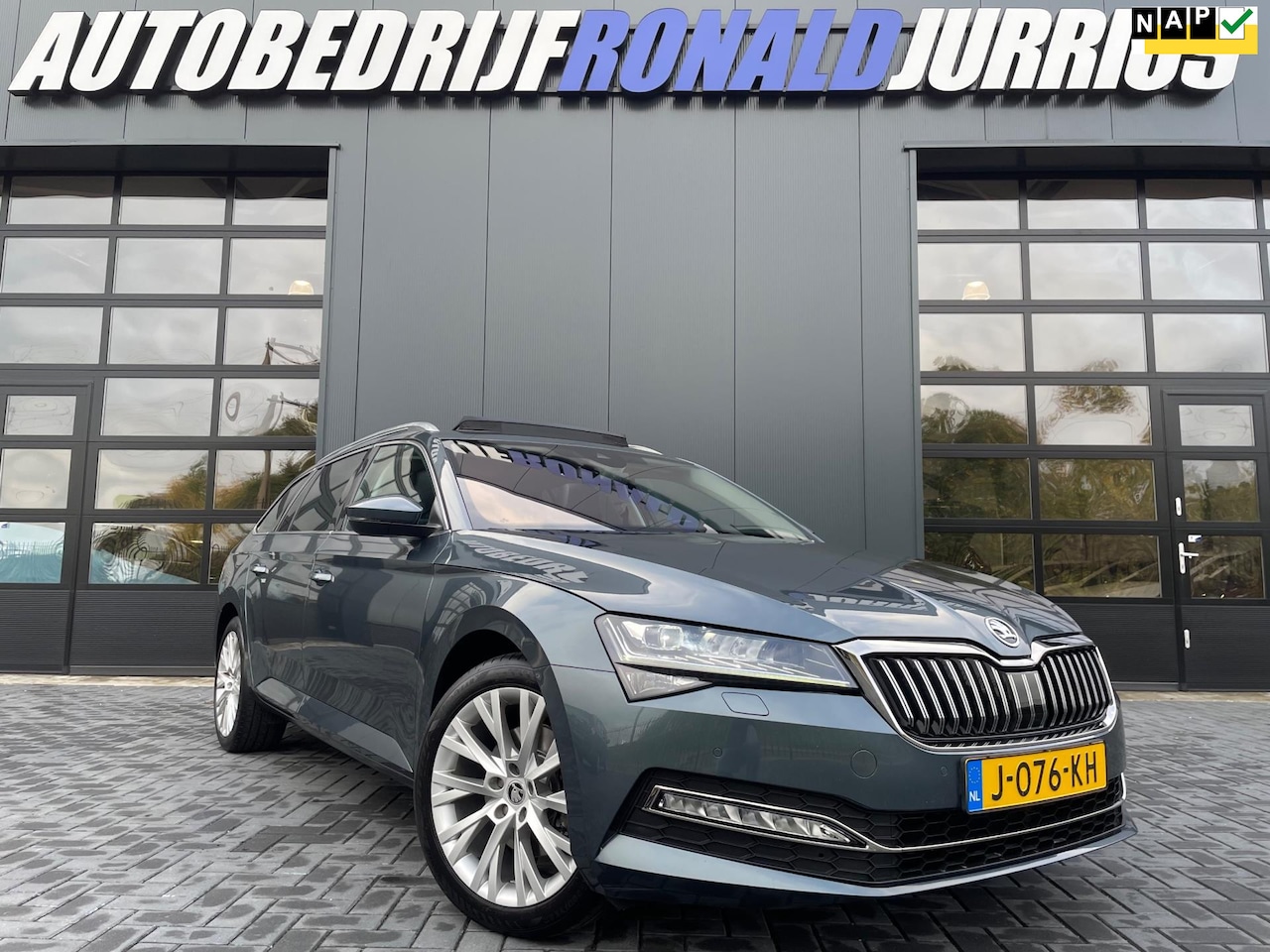 Skoda Superb Combi - 1.5 TSI ACT Business Edition FULL OPTIES/NL.Auto/150PK/Panoramadak/Carplay/Trekhaak/Canton - AutoWereld.nl