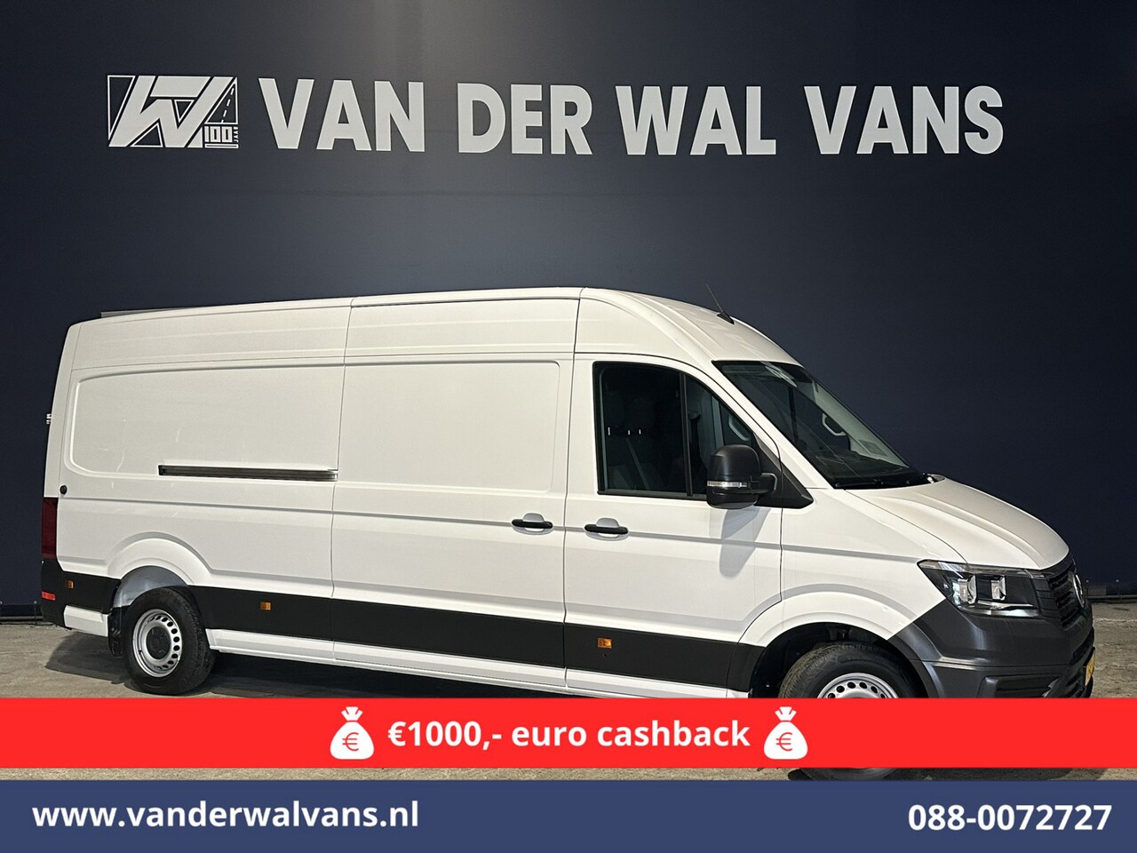 Volkswagen Crafter - 2.0 TDI 140pk Automaat L4H3 L3H2 Euro6 Airco | Navigatie | Apple carplay | Camera Cruiseco - AutoWereld.nl