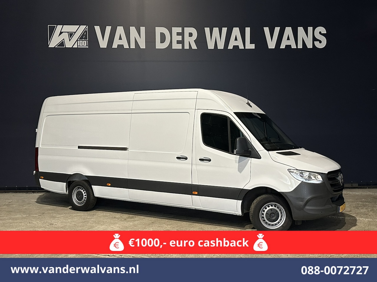 Mercedes-Benz Sprinter - 317 CDI 170pk L3H2 Euro6 Airco | Camera | Apple Carplay | Cruisecontrol | Stoelverwarming - AutoWereld.nl