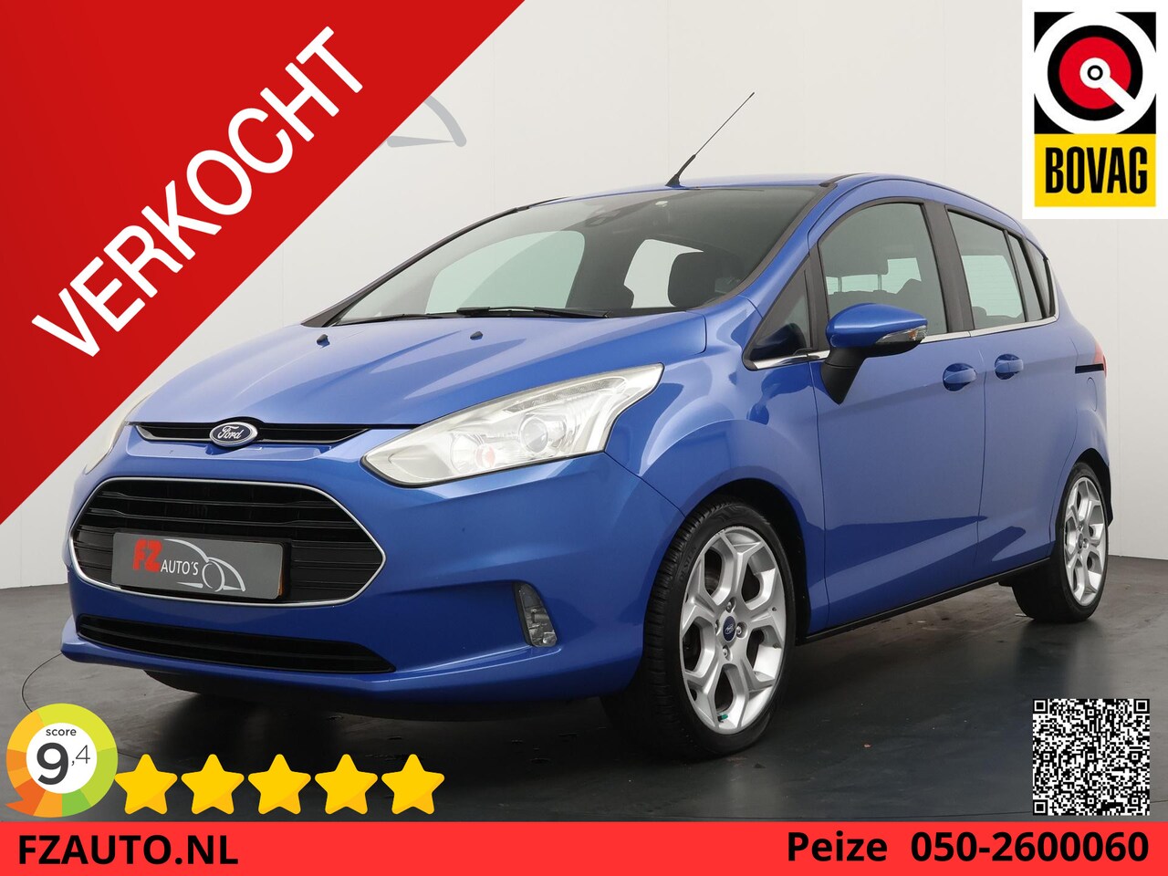 Ford B-Max - 1.0 EcoBoost Titanium | Hoge instap | L.M Velgen | - AutoWereld.nl