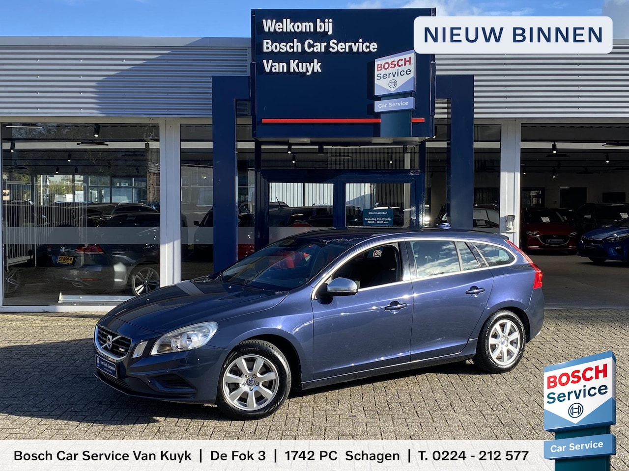 Volvo V60 - 1.6 T3 R-Design / Automaat / NL-Auto / Dealer-Onderhouden / Cruise-Control / Climate-Contr - AutoWereld.nl